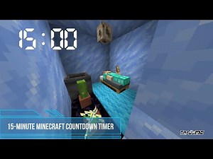 15 Minute Minecraft Countdown Timer with Relaxing Music