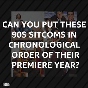 25K views · 74 reactions | Mad About You celebrates a very special anniversary today! Put these 90s sitcoms in chronological order to find out how many years it's been since it first premiered. | IMDb | Facebook