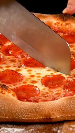 cheese pizza cutting #asmr #food #shorts