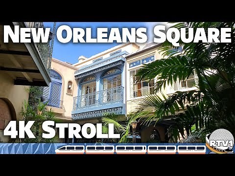 Disneyland's New Orleans Square - Relaxing Stroll in 4K 60fps - Disneyland 2019