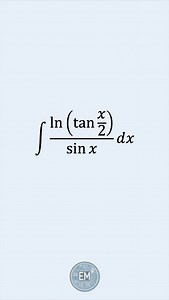 Let’s solve this seemingly challenging integral involving a logarithm and trigonometric functions of different angles. A clever solution involving three substitutions! #math #calculus #integration #integrals | ElectricalMath