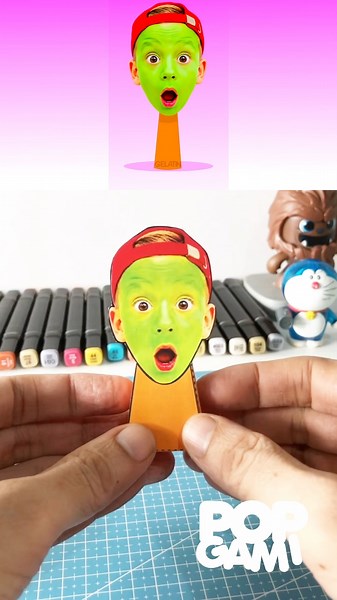 My sprunki oc Vania Mania Kids phase 2 papercraft #sprunki #papercraft #shortvideo