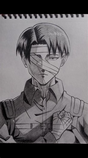 Levi Ackerman death scene sketch 🥺😫