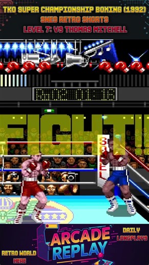 🎮 TKO Super Championship Boxing (1992) – SNES Retro Shorts | VS Thomas Mitchell #retroshorts