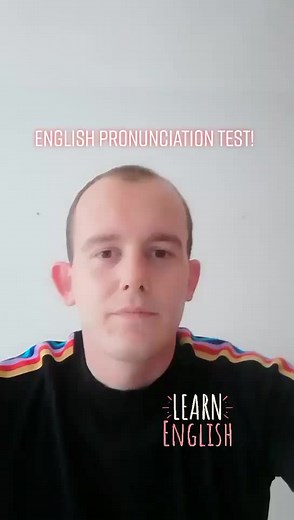 English pronunciation test! #ingles #inglesrapido #english
