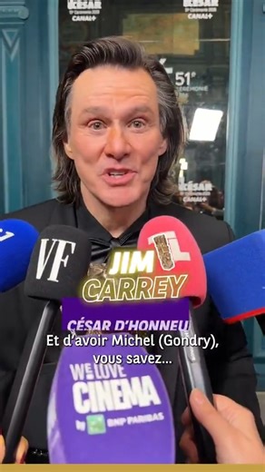 Apparently this is Jim Carrey at the French film awards. Thoughts? | David Wolfe