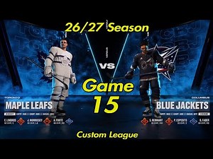 NHL26 26/27 Season Game 15