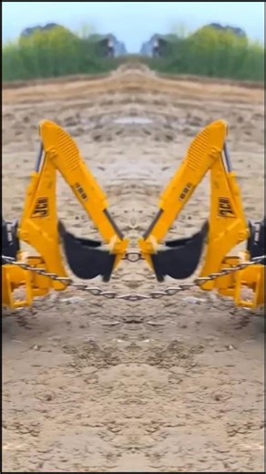 JCB vs JCB🔥 mirror Power Test!#JCB#JCBvsJCB#JCBShorts #excavator #cartoon #dj #ViralShorts