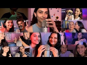 Trying Asmr for the first time (Me + Family compilation)