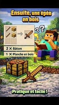 🔥 Tu débutes sur MINECRAFT ? Ce petit tuto est fait pour toi ! #Minecraft #TutoMinecraft