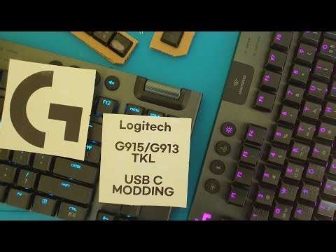 Logitech G915tkl/913 gaming keyboard usb type-c DIY pt.2 로지텍 키보드 C타입 개조 2화
