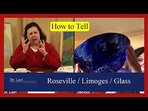 How to Tell Roseville Pottery, T&V Limoges, Silver Pitcher, Weathervane, Cobalt Glass | Ask Dr. Lori