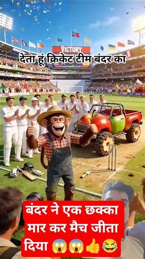 monkey circket winners 🏆😂#monkey #cartoon ##realfools #comedy #funny #shorts