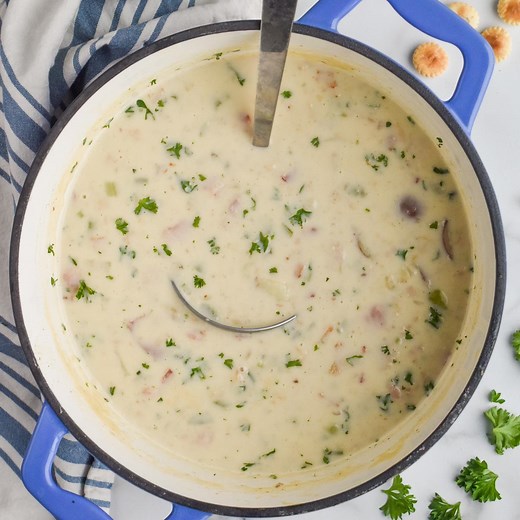 14K views · 620 reactions | Trust the reviews, this Clam Chowder is RIDICULOUS! https://www.simplejoy.com/new-england-clam-chowder/ | Simple Joy | Facebook