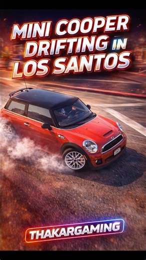 Mini Cooper Drift in GTA 5 🔥 Insane Control!