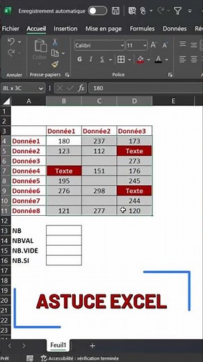 Excel Empty and Non-Empty Cells