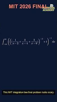 2026 MIT Integration Bee Final: Solved in 60s #math #calculus