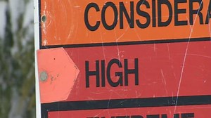 Avalanche warning this weekend