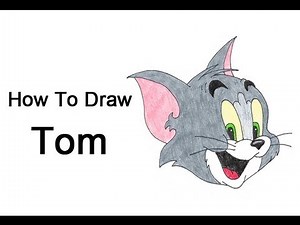 How to Draw Tom (Tom and Jerry) VIDEO & Step-by-Step Pictures