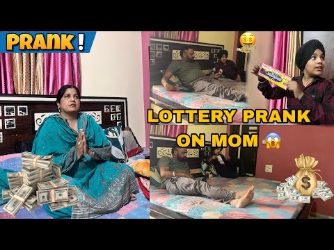 LOTTERY PRANK ON MOM 🤩MUMMY KHUSH HOGYE😱PRANK GONE WRONG 😭JASHAN JAGROAN