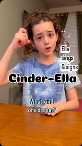 🤟 Cinder-𝓔𝓛𝓛𝓐 singing & signing 🩵 In this video, Ella impromptu decided to do all the things without having to look at her written cues. For those interested in the process: - Ella is an actress and singer who chose ASL as her second language. - She and her instructor work through the sign choices, interpreting the story of the lyrics. ✨This is not word-for-word equivalent to English, as lyrics can have non-literal meaning and ASL is its own language. - Ella types notes to herself on the s