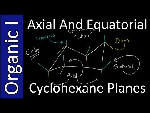 Axial and Equatorial Planes on the Chair Conformation of Cyclohexane - Organic Chemistry I