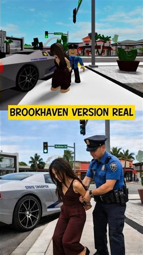 BROOKHAVEN VERSION REAL LIFE #roblox #brookhaven