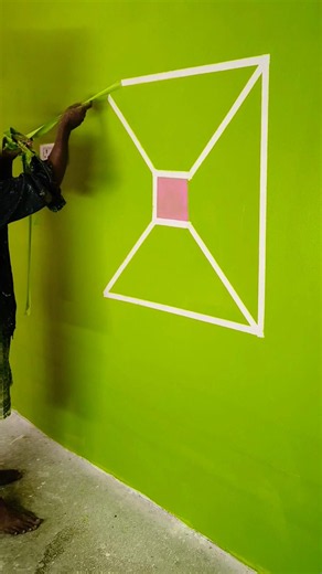 masking tape design new art wall painting #wall #art #house