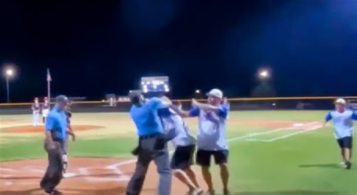 VIDEO: Umpire And Coach Throw Hands In Wild Fight During Little League State Championship Tournament