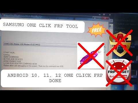 SAMSUNG ONE CLICK FRP TOOL / SAMSUNG FRP ENABLE ADB TOOL 2022
