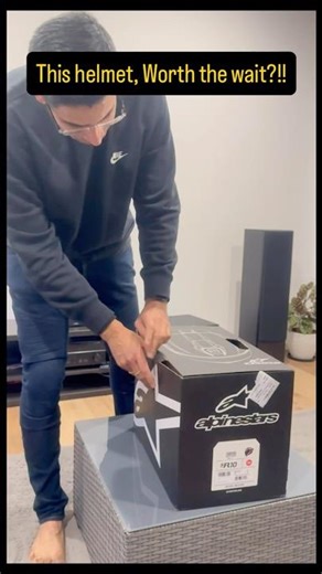 Finally Unboxed My Dream Helmet 🤯🔥 Alpinestars SR10 First Look!