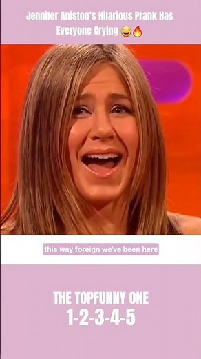 Jennifer Aniston’s Hilarious Prank Has Everyone Crying 😂🔥 #shrots