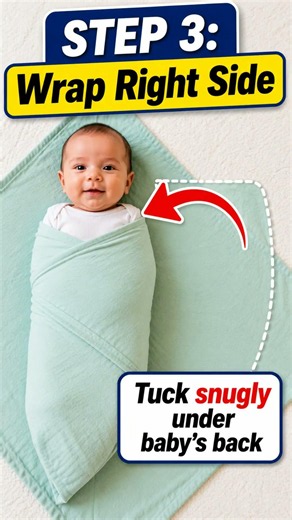 How to Swaddle a Baby the RIGHT Way 👶 (Step-by-Step for New Moms)