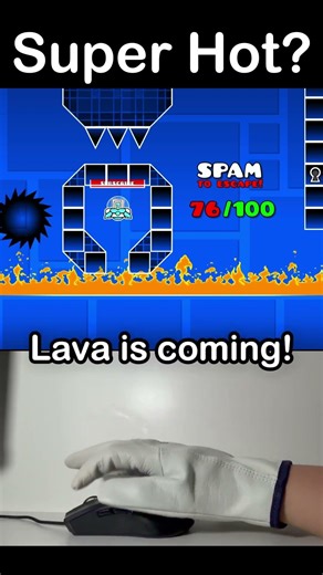 NO BATIDAO Impossible Rising Lava Trap 💀 #shorts