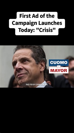First ad of our campaign launches today: Crisis is not a time for on the job training. Experience matters. Results matter. | Andrew Cuomo
