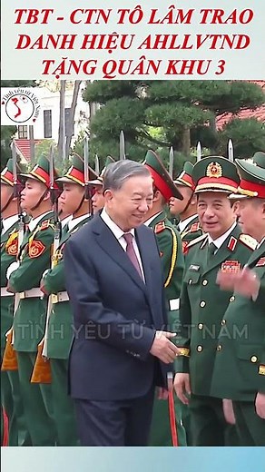 General Secretary - President To Lam awarded the title of Hero of the People's Armed Forces to Mi...