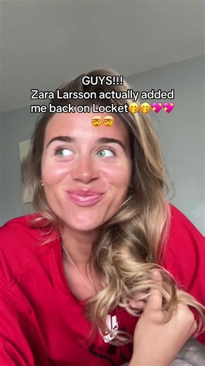 Zara Larsson Added Me Back on Locket!