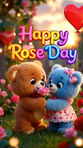 Happy Rose Day 🌹🧸 | Cute Teddy Valentine’s Day Animation. Happy Rose Day 🌹💖 Celebrate Valentine’s Day with this cute teddy bear Rose Day animation filled with love, roses, and romantic vibes. Perfect for sharing with your loved one and spreading happiness on Rose Day. Send this sweet teddy animation to someone special and make their day bloom with love 🌹🧸✨#HappyRoseDay #RoseDay #ValentinesDay #TeddyBear #CuteAnimation #LoveAnimation | Today Events