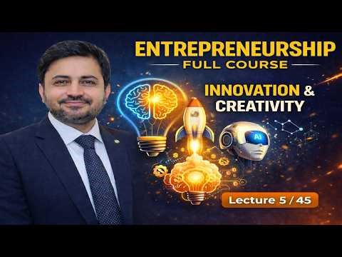 Innovation & Creativity in Entrepreneurship | Lecture 5/45 | How Entrepreneurs practical Urdu Hindi
