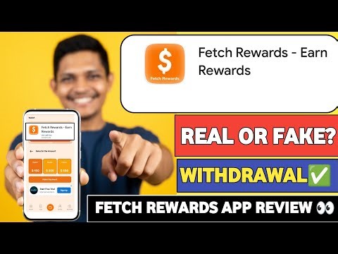 fetch rewards app real or fake? || fetch rewards app withdrawal 👀 || fetch rewards earn rewards app