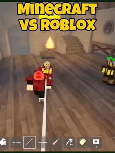 Roblox vs Minecraft 🤔 #meowgiccraft #minecraft