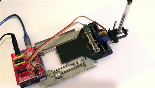 Homemade CNC homework writing Machine for students school project #shorts
