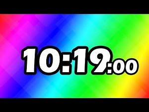 10 Minutes and 19 Second TIMER Countdown