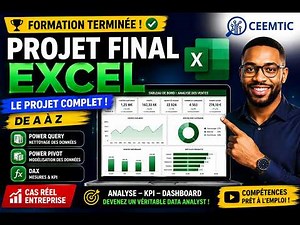 Excel pour l'analyse de données Projet Complet de A à Z