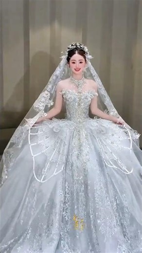Luxury Princess Bridal Gown 👰✨ | Dream Wedding Dress 2026 | Fairy Tale Bride Look