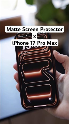 You NEED a Matte Screen Protector on your iPhone 17 Pro Max #shorts #iphone17promax