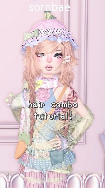 hair combo tutorial !! ⋆𓂃 ࣪ ִ #dresstoimpress #dti #dtiupdate #dresstoimpressoutfits #dtitutorial