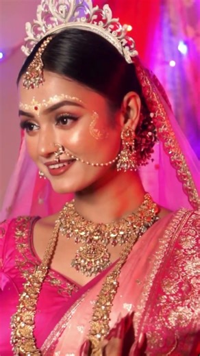Bridal Glam Transformation ✨ Elegant Bengali Bride Look | SMZ