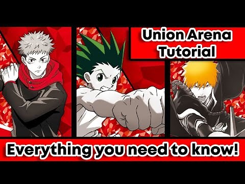 How To Play Union Arena TCG! In-Depth Tutorial - Phases, Gameplay, Keywords