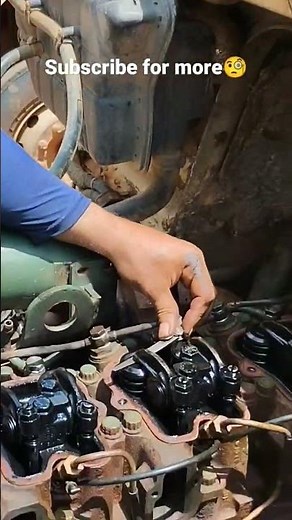How to adjust a diesel engine valves🧐